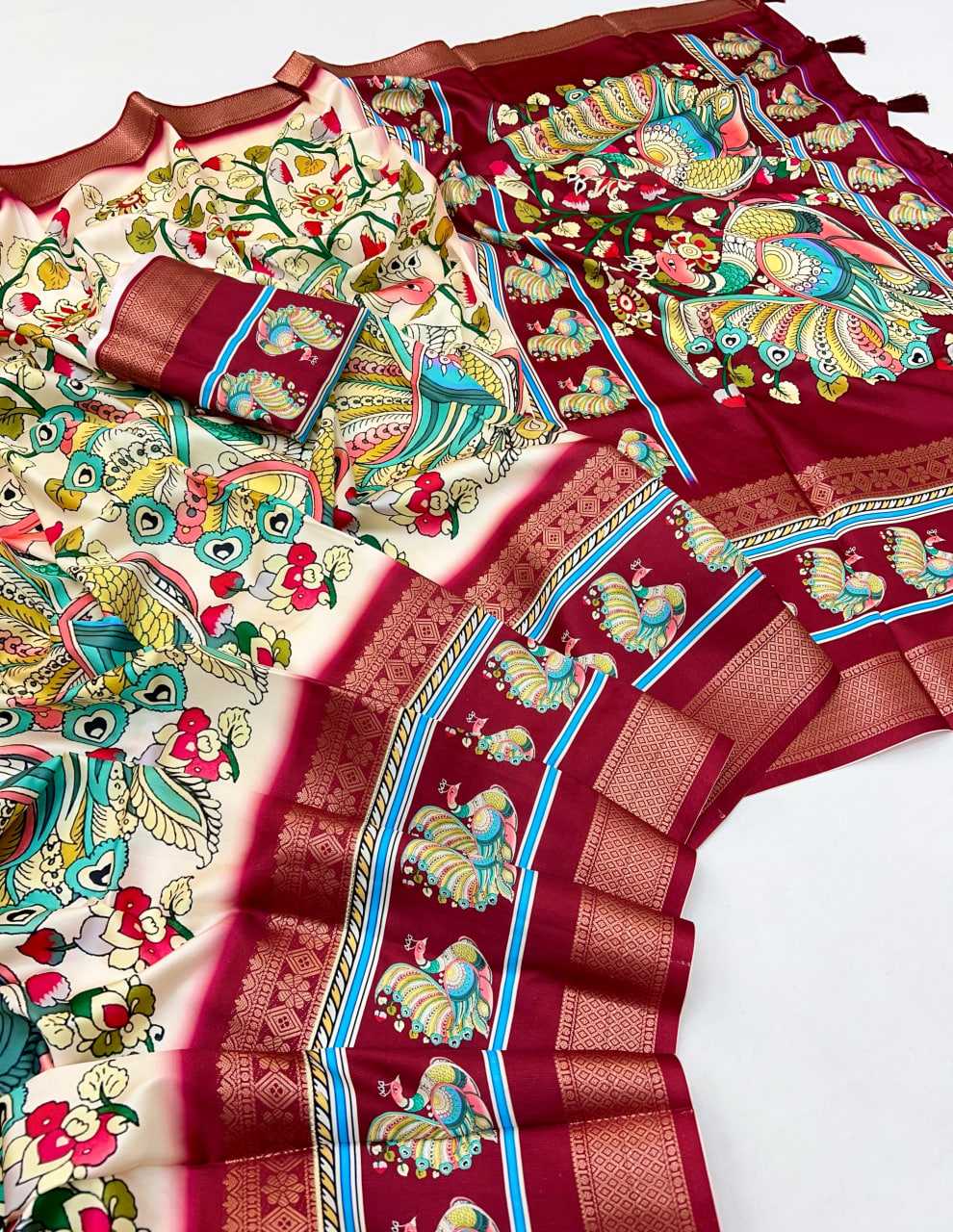 Ynf Lichi Silk RIN225 925 Sarees Wedding Collections Festive Collections Wholesale Printed Sarees Silk Sarees Sarees With Blouse Manufacturer