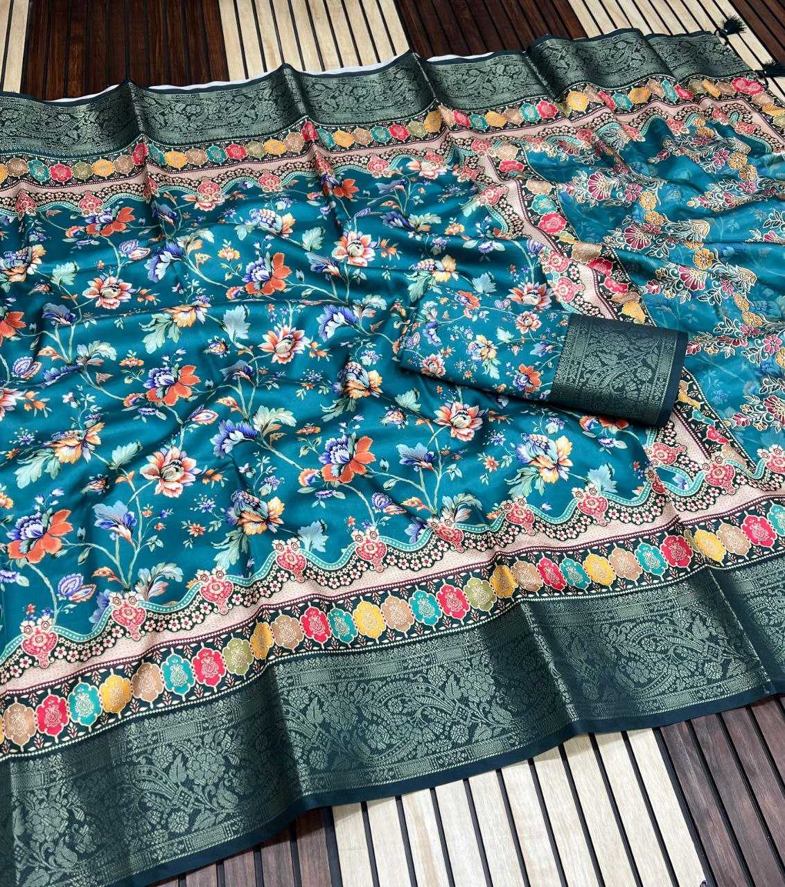 Ynf Lichi Silk RIN225 941 Silk Sarees Wedding Collections Festive Collections Wholesale Tussar Silk Sarees Printed Silk Saree Silk Sarees With Blouse Manufacturer