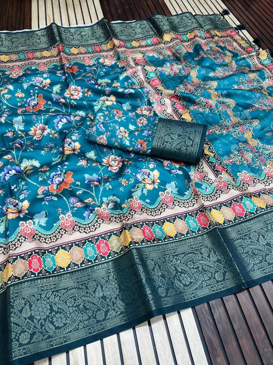 Ynf Lichi Silk RIN225 941 Silk Sarees Wedding Collections Festive Collections Wholesale Tussar Silk Sarees Printed Silk Saree Silk Sarees With Blouse Manufacturer