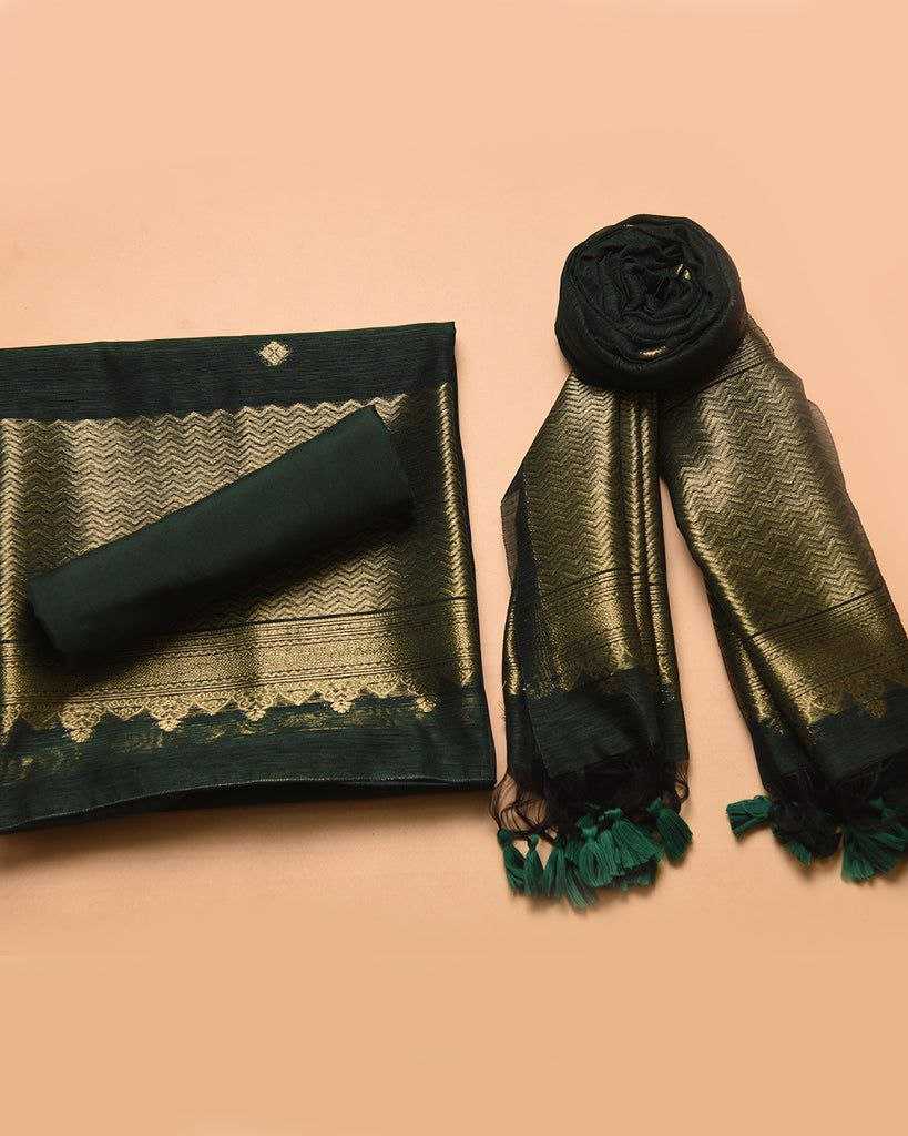 Ynf Linen Blend KESH532 SACHI SILK SUIT 001 Suits & Dresses Wedding Collections Festive Collections Wholesale Unstitched Suits Zari Work Suit Wedding Outfits Manufacturer