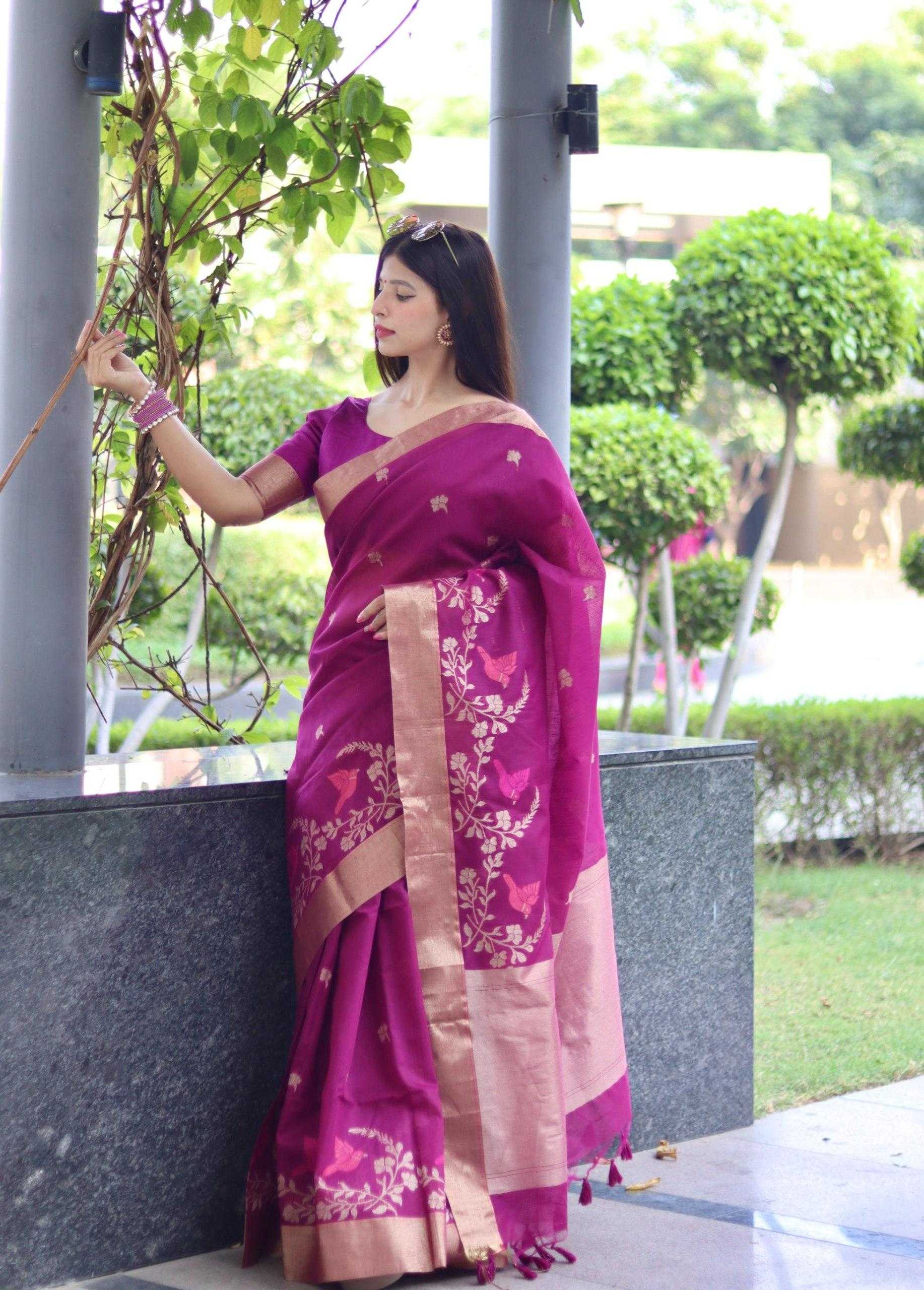 Ynf Linen KESH532 CHIDIYA SILK Sarees Wholesale Designer Sarees Party Wear Sarees Fancy Sarees Manufacturer
