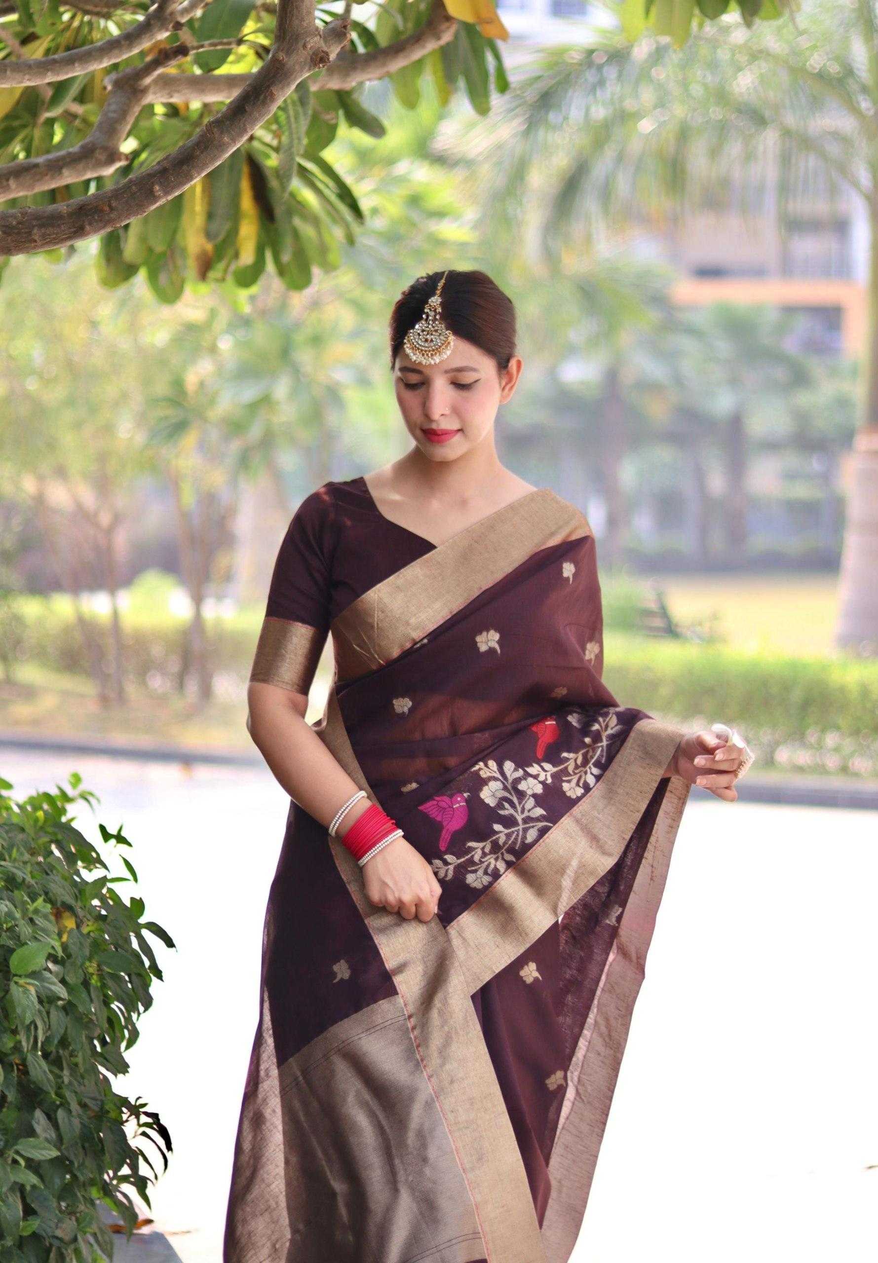 Ynf Linen KESH532 CHIDIYA SILK Sarees Wholesale Designer Sarees Party Wear Sarees Fancy Sarees Manufacturer