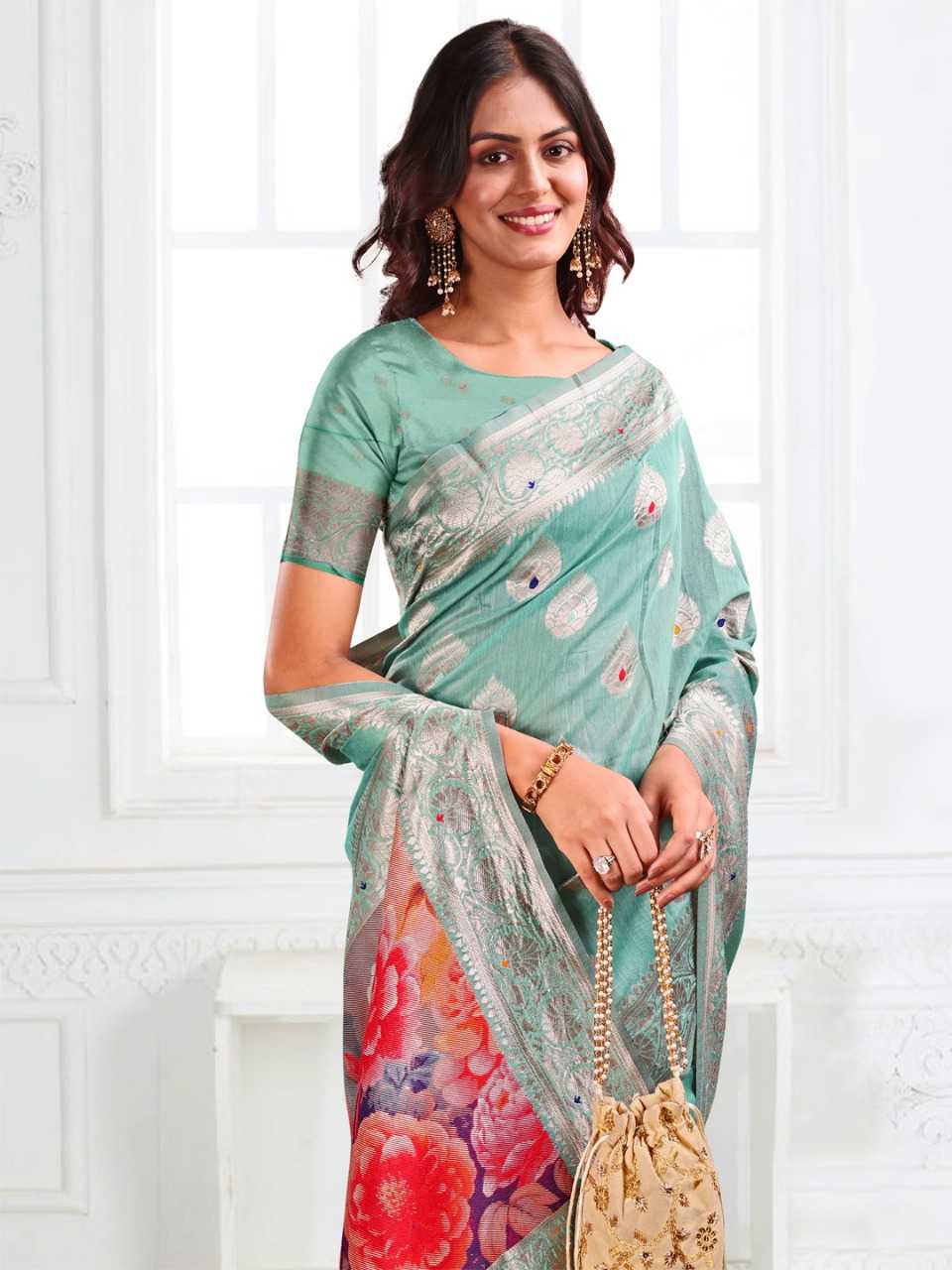 Ynf Linen RIN197 3048 Sarees Wholesale Designer Sarees Fancy Sarees Bridal Sarees Manufacturer