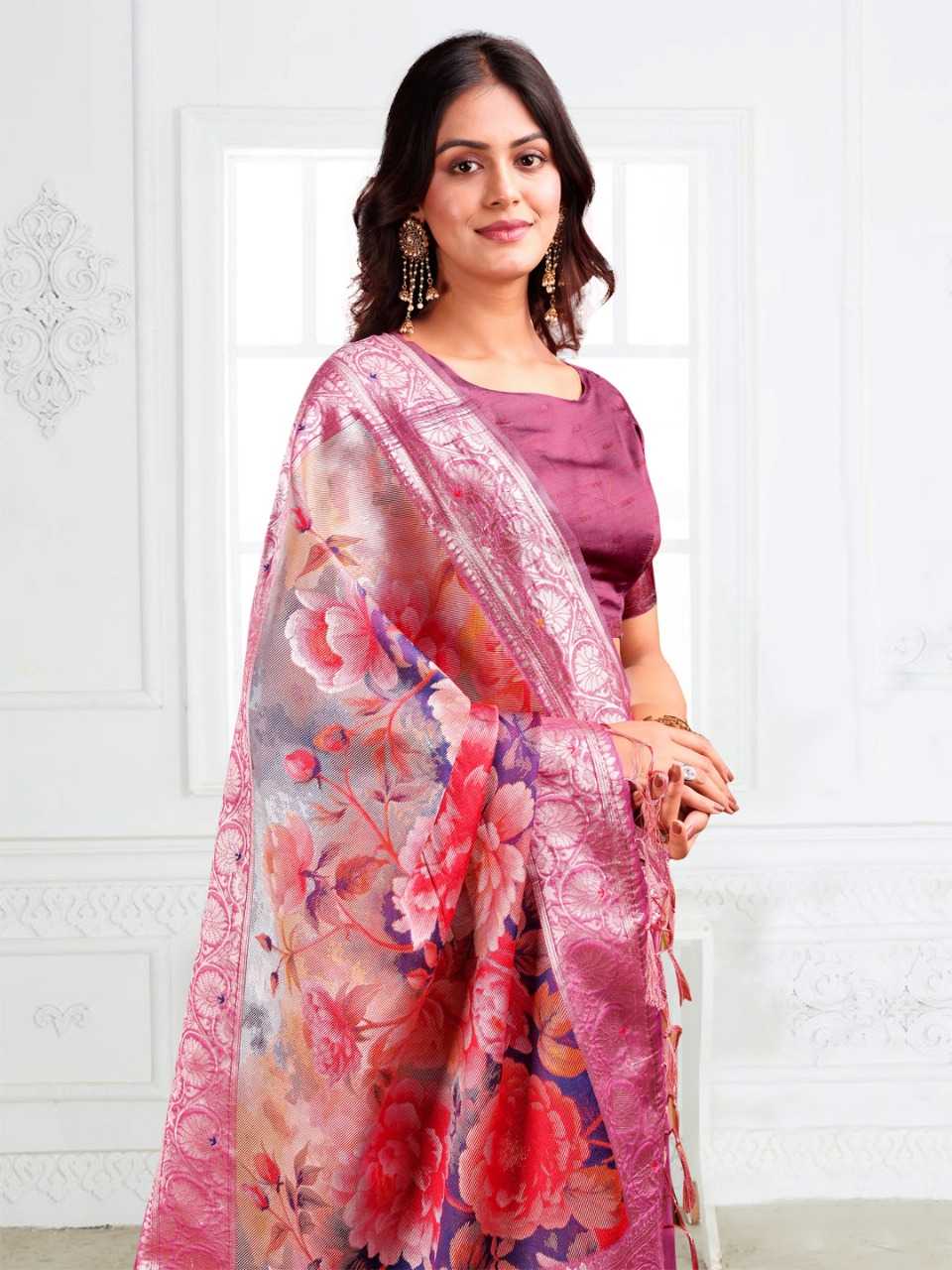Ynf Linen RIN197 3048 Sarees Wholesale Designer Sarees Fancy Sarees Bridal Sarees Manufacturer