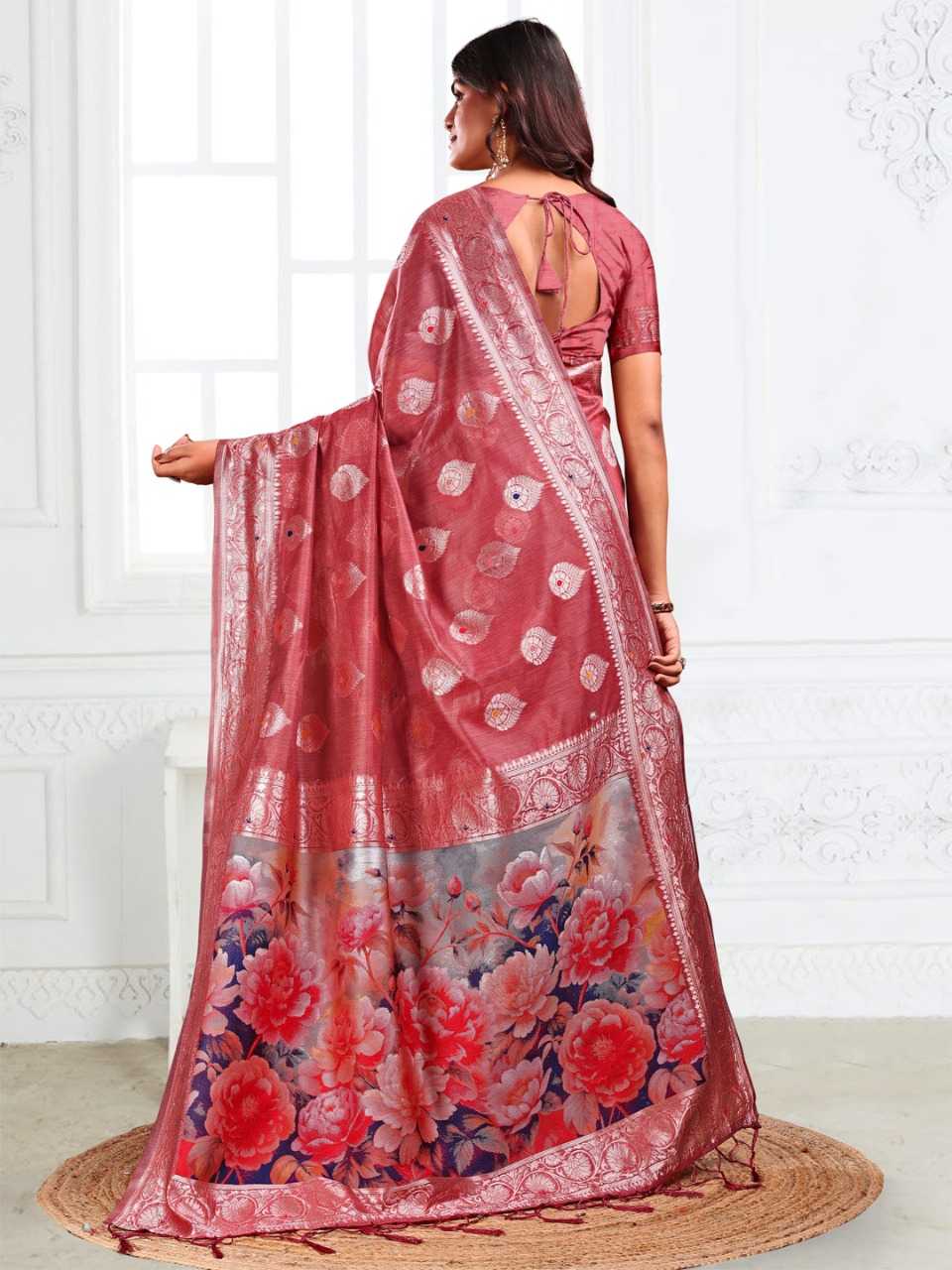 Ynf Linen RIN197 3048 Sarees Wholesale Designer Sarees Fancy Sarees Bridal Sarees Manufacturer