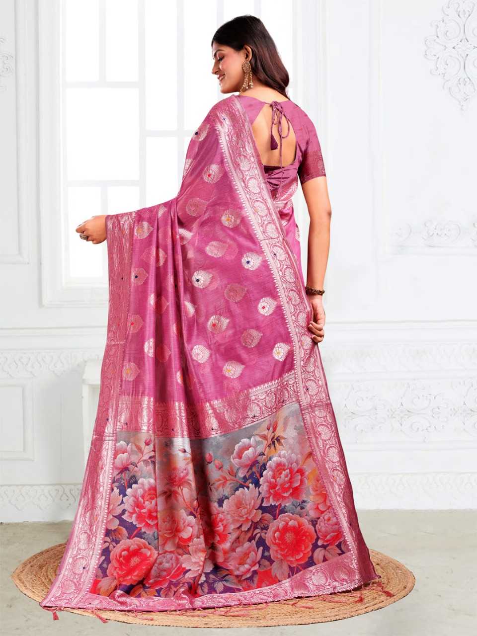 Ynf Linen RIN197 3048 Sarees Wholesale Designer Sarees Fancy Sarees Bridal Sarees Manufacturer