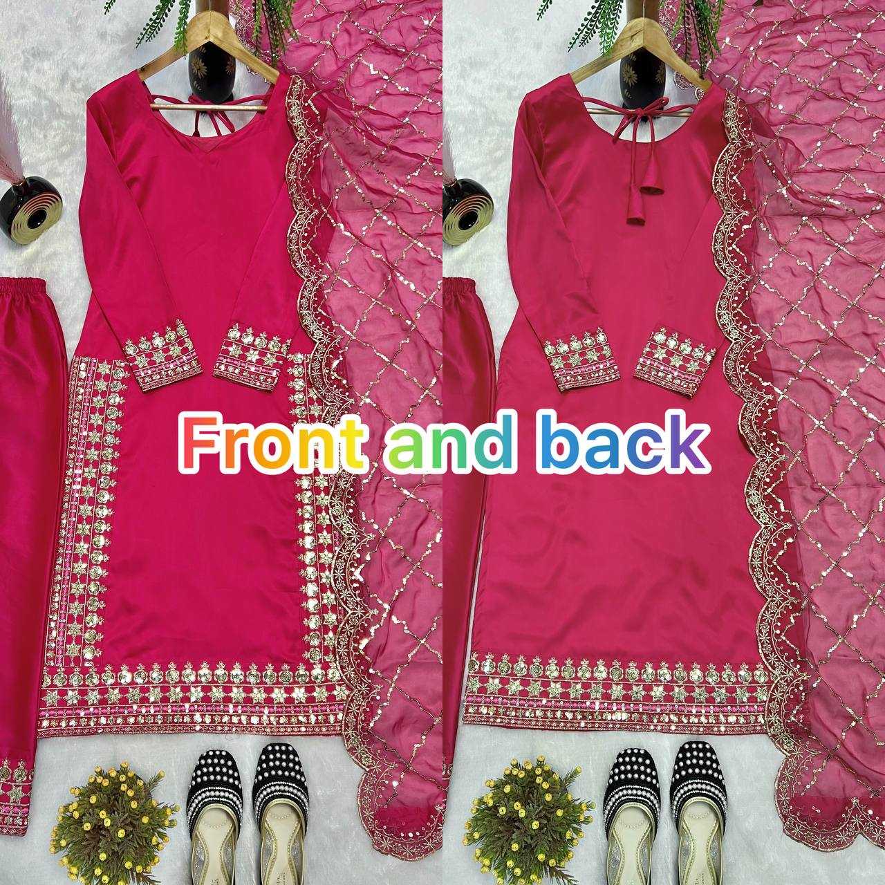 Ynf Malay Satin Silk KESH528 465 Suits & Dresses Islamic Clothing Wedding Collections Wholesale Pakistani Suits Embroidery Suits Ladies Silk Suit Manufacturer