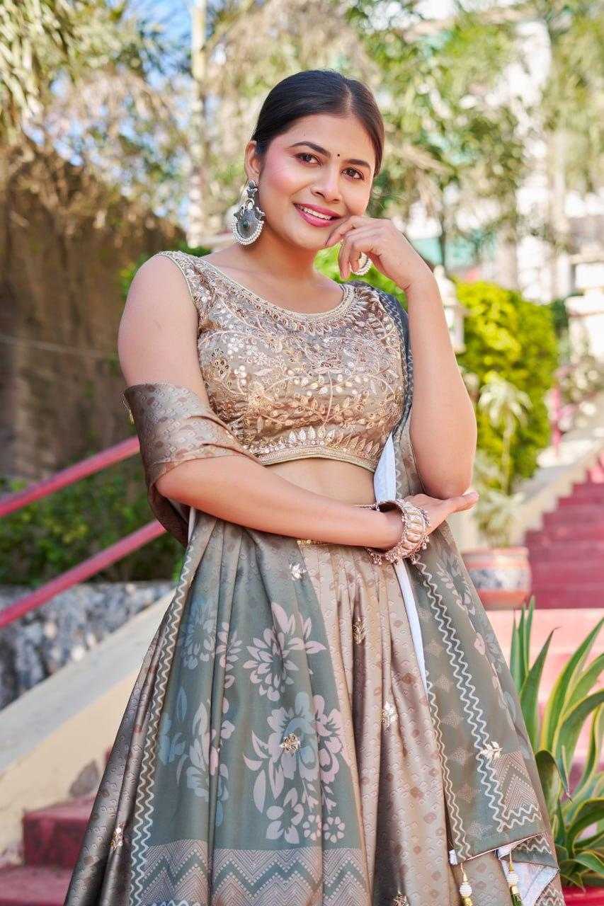 Ynf Maslin KESH511 sating Lehenga Lehengas Wholesale Designer Lehenga Traditional Lehenga Printed Lehenga Manufacturer