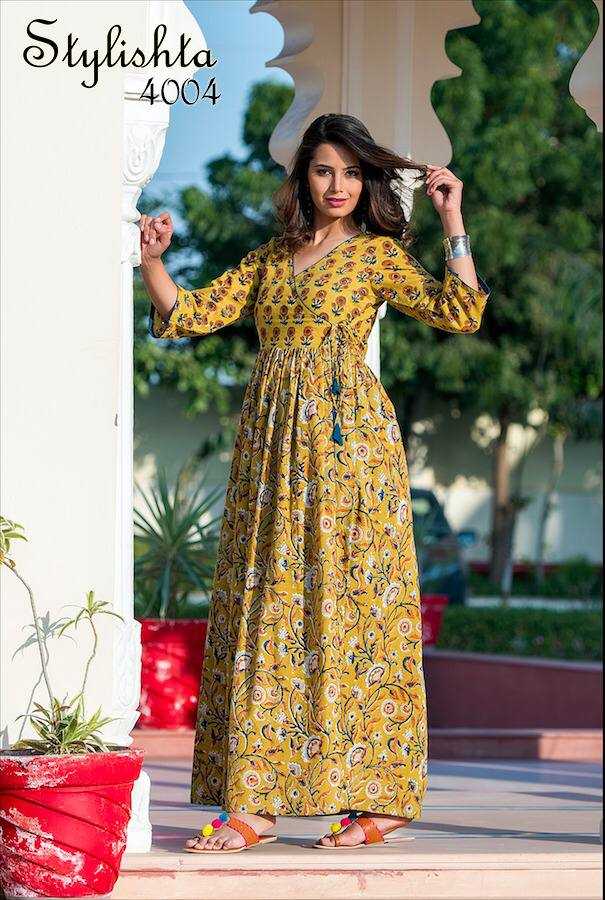 Ynf Maslin RIN131 4004 Gowns Wholesale Printed Gowns Manufacturer