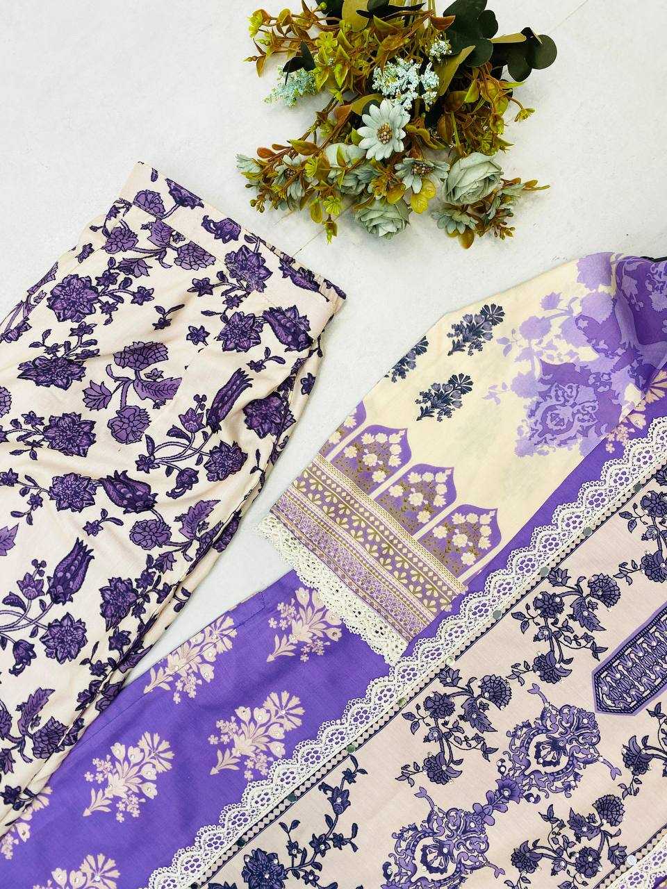 Ynf Maslin RIN141 1968 Suits & Dresses Wholesale Printed Suits Embroidery Suits Party wear suits Manufacturer