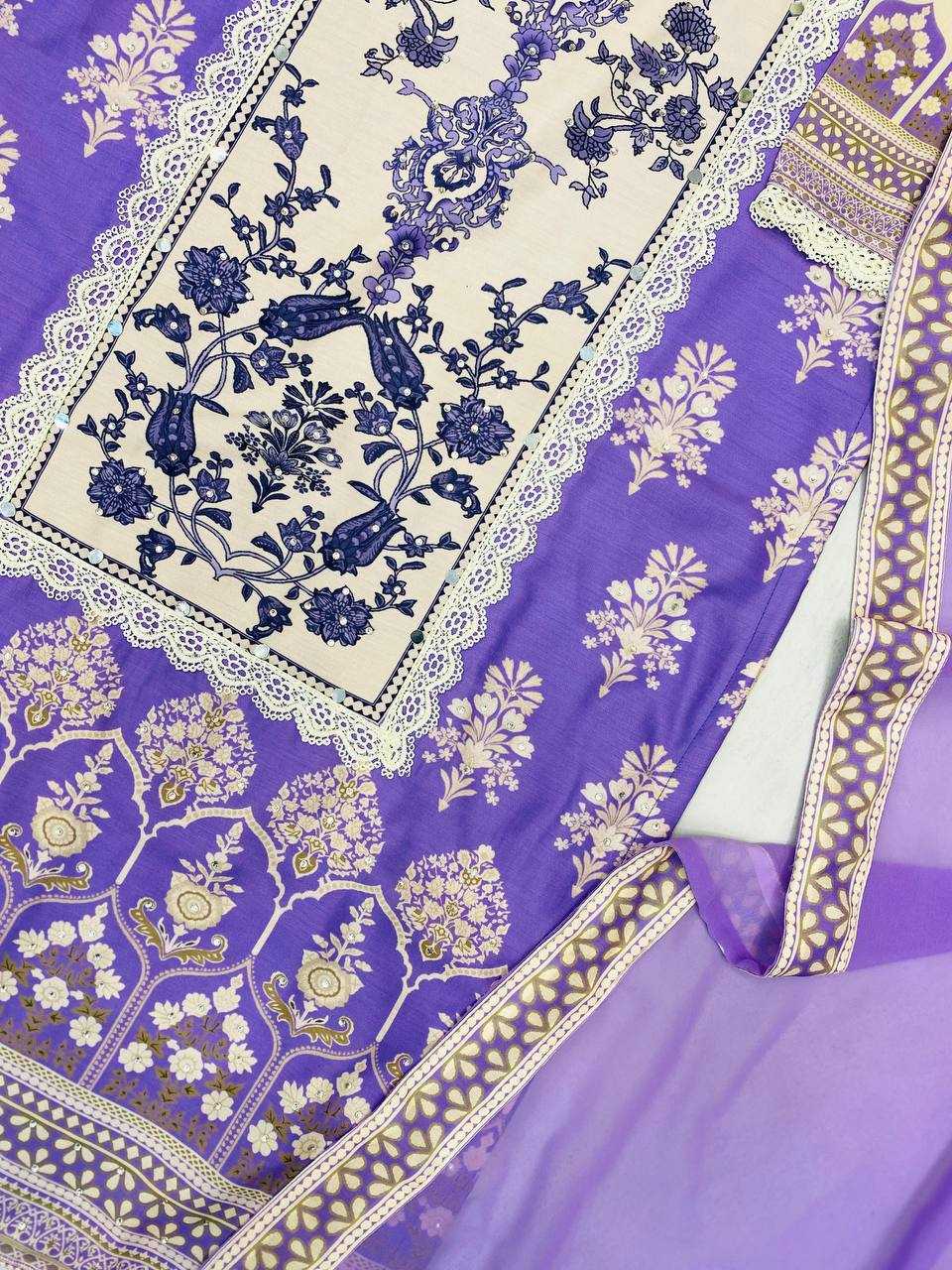 Ynf Maslin RIN141 1968 Suits & Dresses Wholesale Printed Suits Embroidery Suits Party wear suits Manufacturer