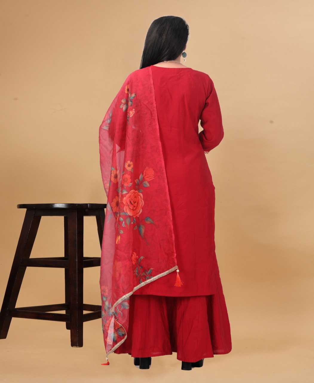 Ynf Milan Silk KESH507 Maroon Suits & Dresses Wedding Collections Festive Collections Wholesale Palazzo Suit Ladies Silk Suit Casual Dresses Manufacturer