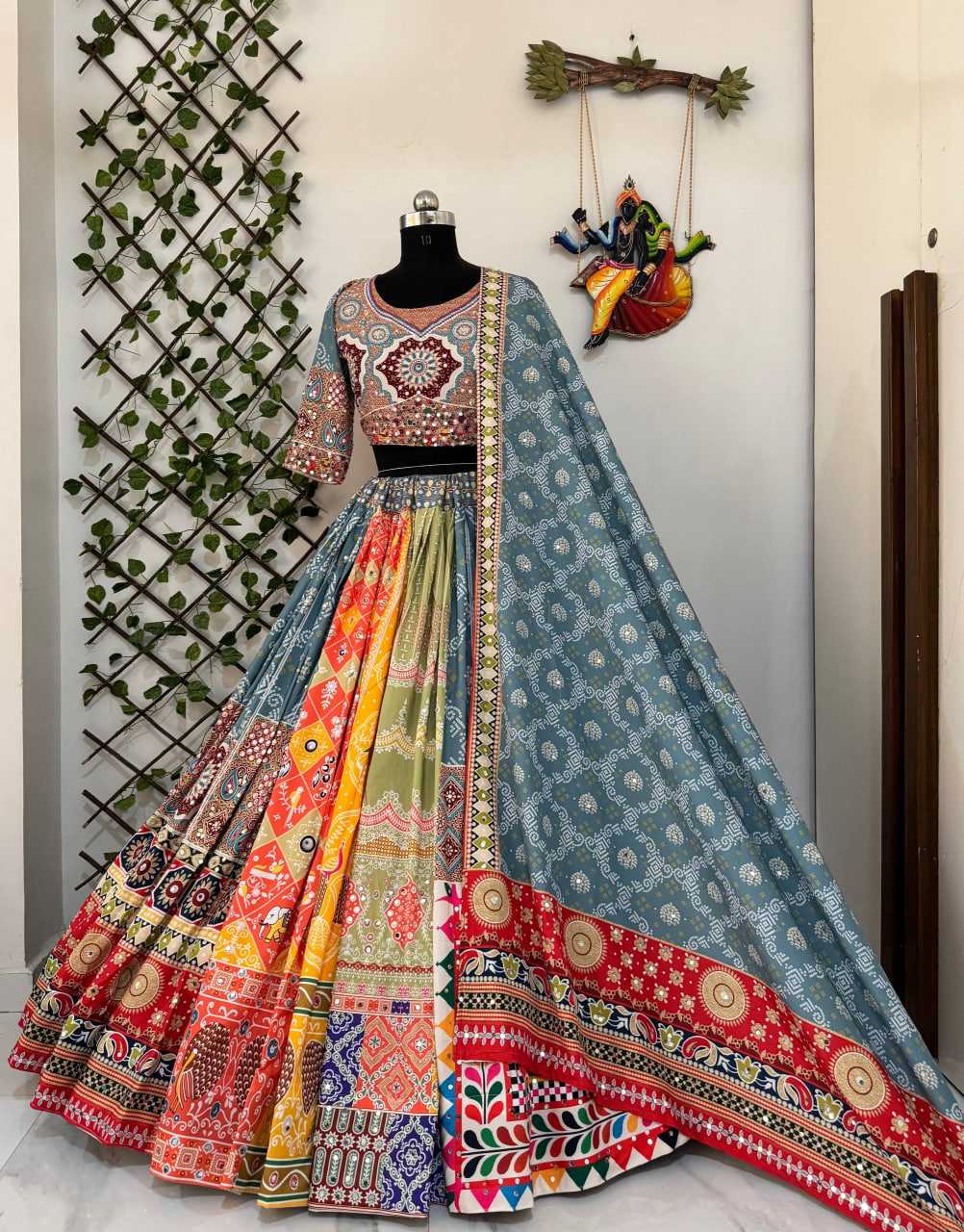 Ynf Muslin Cotton KESH492 101 Festive Collections Wholesale Navratri Chaniya Choli Manufacturer
