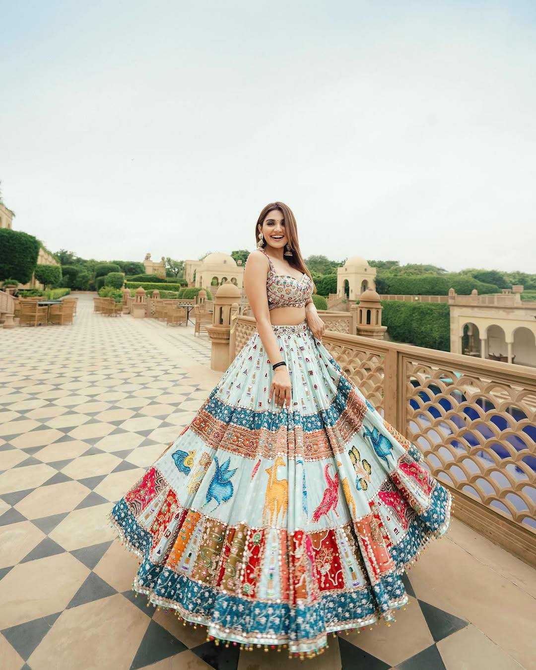 Ynf Muslin Cotton KESH492 104 Lehengas Festive Collections Wholesale Bollywood Lehenga Choli Navratri Chaniya Choli Manufacturer