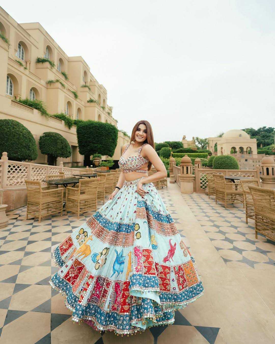 Ynf Muslin Cotton KESH492 104 Lehengas Festive Collections Wholesale Bollywood Lehenga Choli Navratri Chaniya Choli Manufacturer