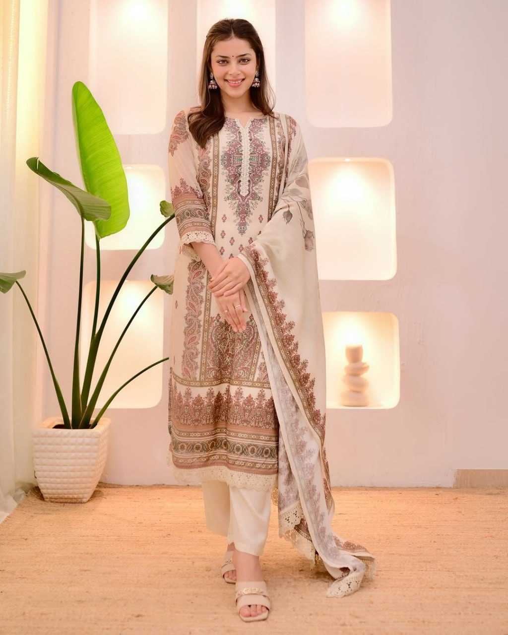 Ynf Muslin Cotton RIN129 035 Suits & Dresses Wholesale Ladies Suits Printed Suits Manufacturer
