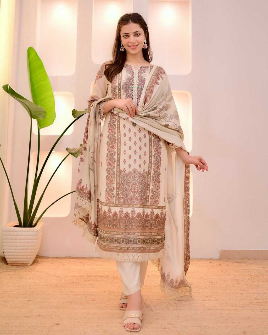 Ynf Muslin Cotton RIN129 035 Suits & Dresses Wholesale Ladies Suits Printed Suits Manufacturer