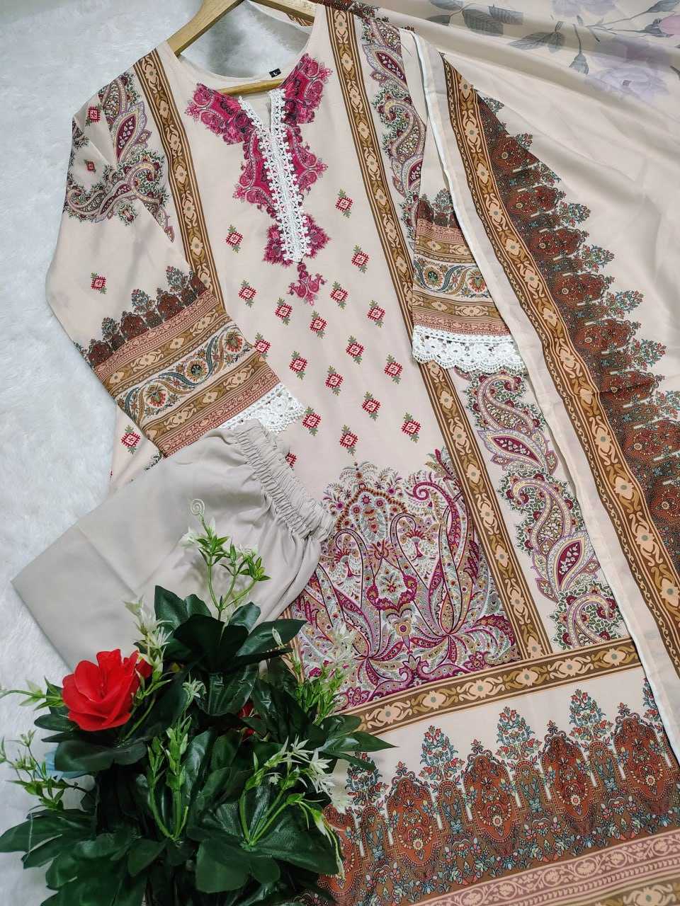 Ynf Muslin Cotton RIN129 035 Suits & Dresses Wholesale Ladies Suits Printed Suits Manufacturer