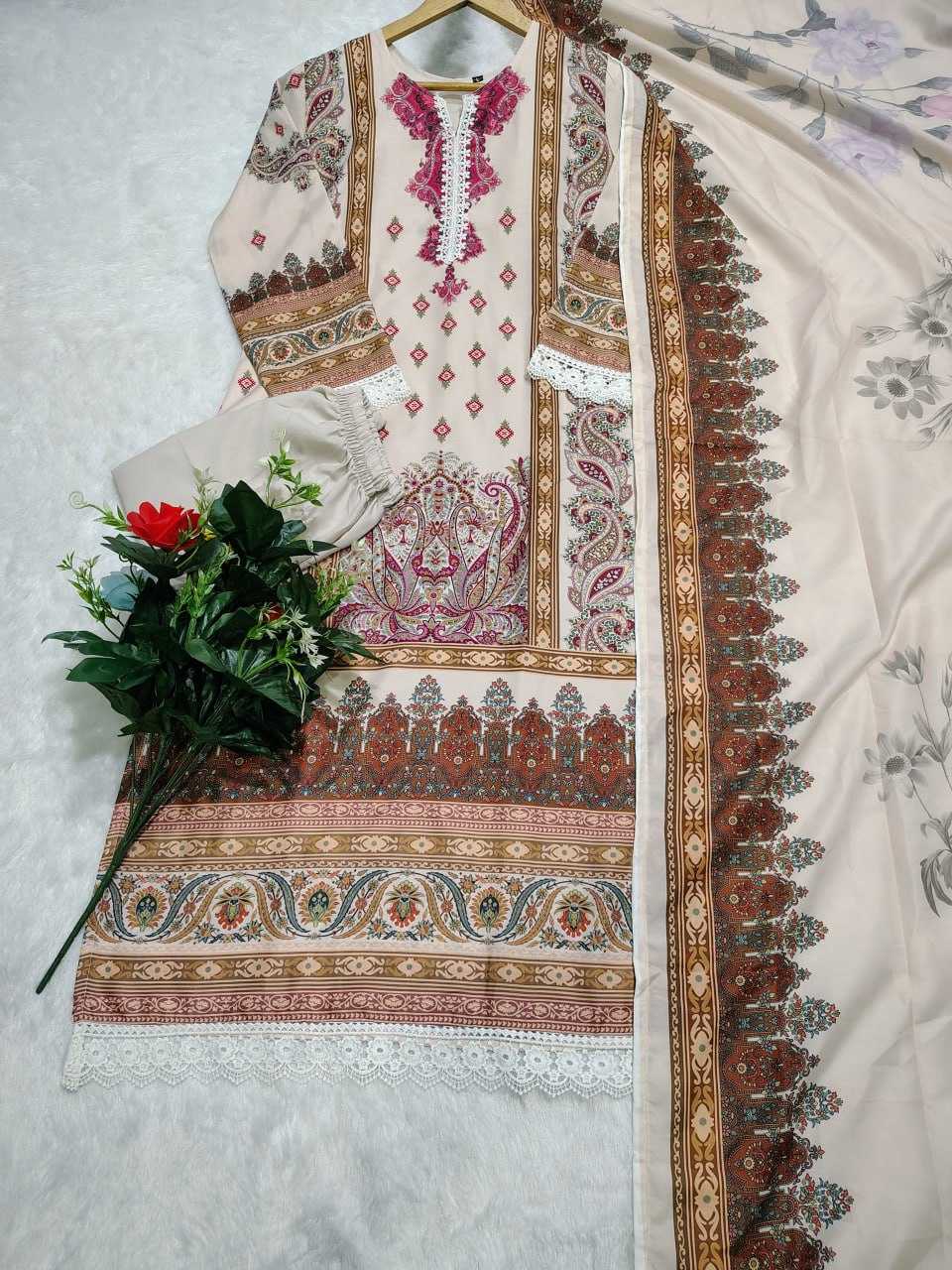Ynf Muslin Cotton RIN129 035 Suits & Dresses Wholesale Ladies Suits Printed Suits Manufacturer
