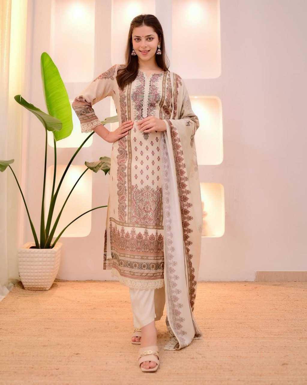 Ynf Muslin Cotton RIN129 035 Suits & Dresses Wholesale Ladies Suits Printed Suits Manufacturer