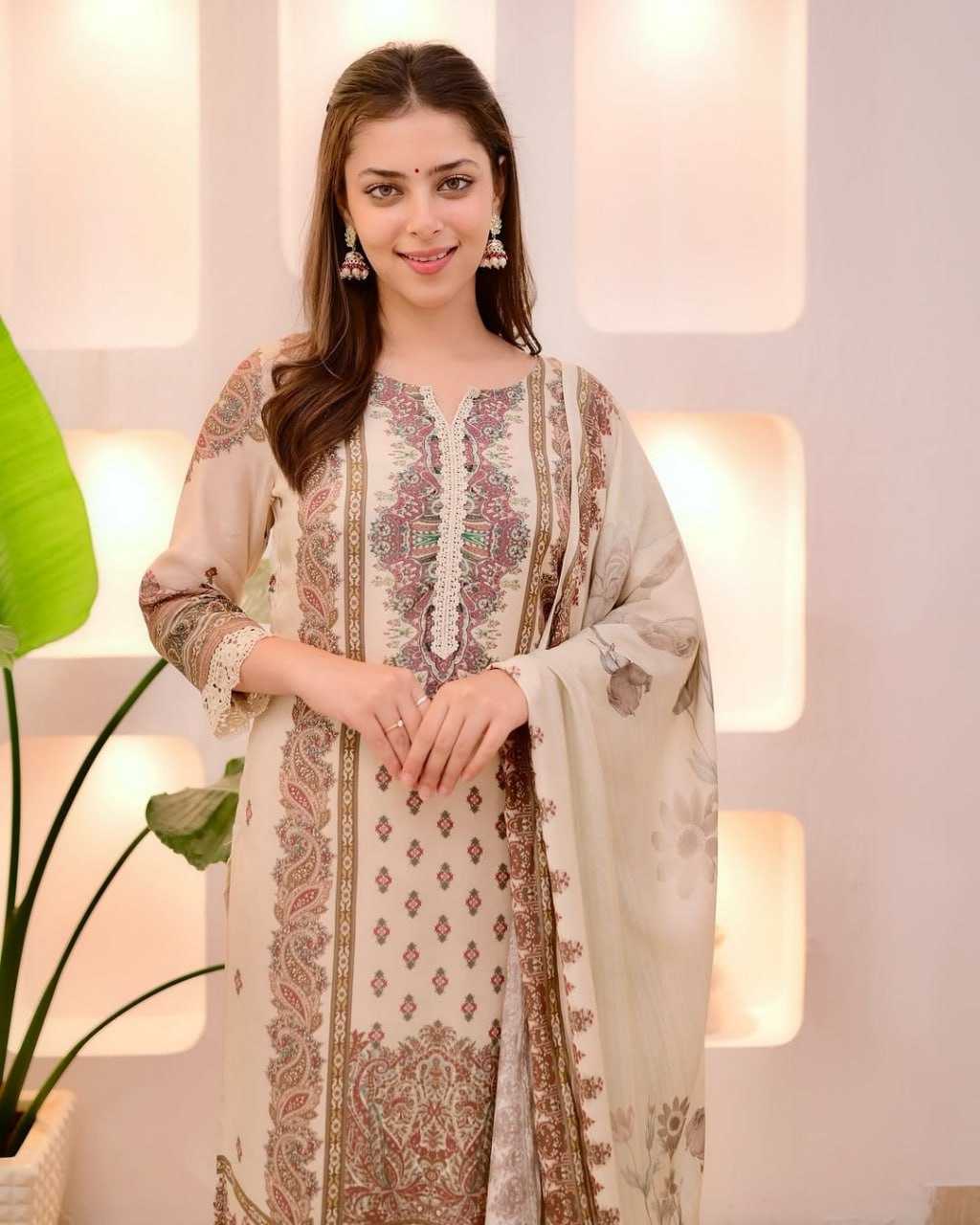 Ynf Muslin Cotton RIN129 035 Suits & Dresses Wholesale Ladies Suits Printed Suits Manufacturer
