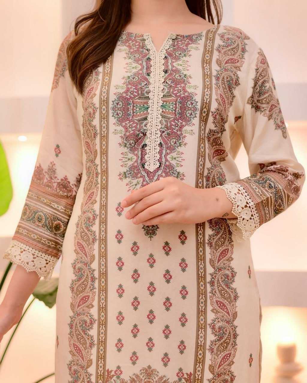 Ynf Muslin Cotton RIN129 035 Suits & Dresses Wholesale Ladies Suits Printed Suits Manufacturer