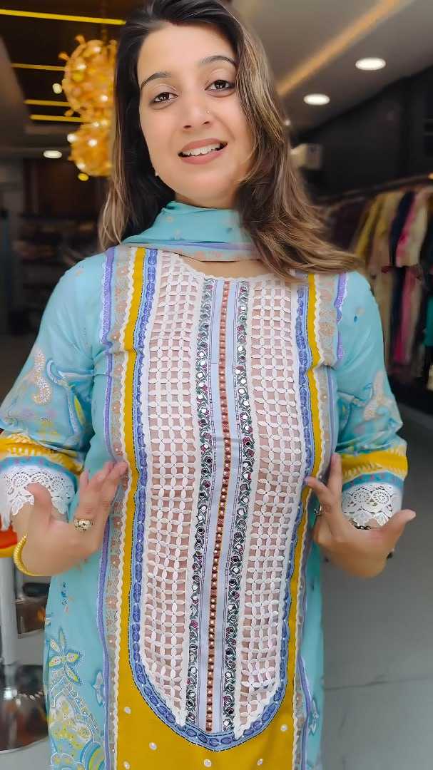 Ynf Muslin Cotton RIN197 4944 3301-A Suits & Dresses Wholesale Party wear suits Bridal Suits Designer Suits Manufacturer