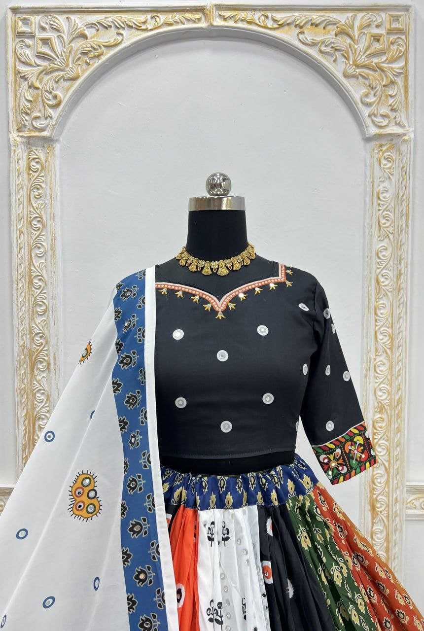 Ynf Muslin Cotton RIN207 1542 Lehengas Festive Collections Wholesale Designer Lehenga Choli Lehenga With Dupatta Navratri Chaniya Choli Manufacturer