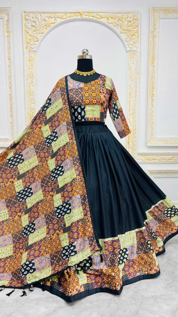 Ynf Muslin Cotton RIN207 1556 Lehengas Festive Collections Wholesale Printed Lehenga Designer Lehenga Choli Navratri Chaniya Choli Manufacturer