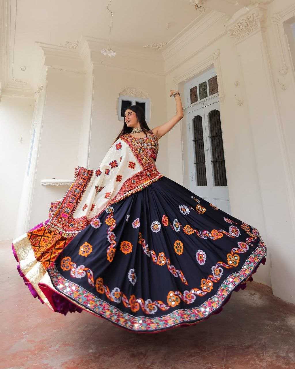Ynf Muslin Cotton RIN207 1562 Festive Collections Wholesale Navratri Chaniya Choli Manufacturer