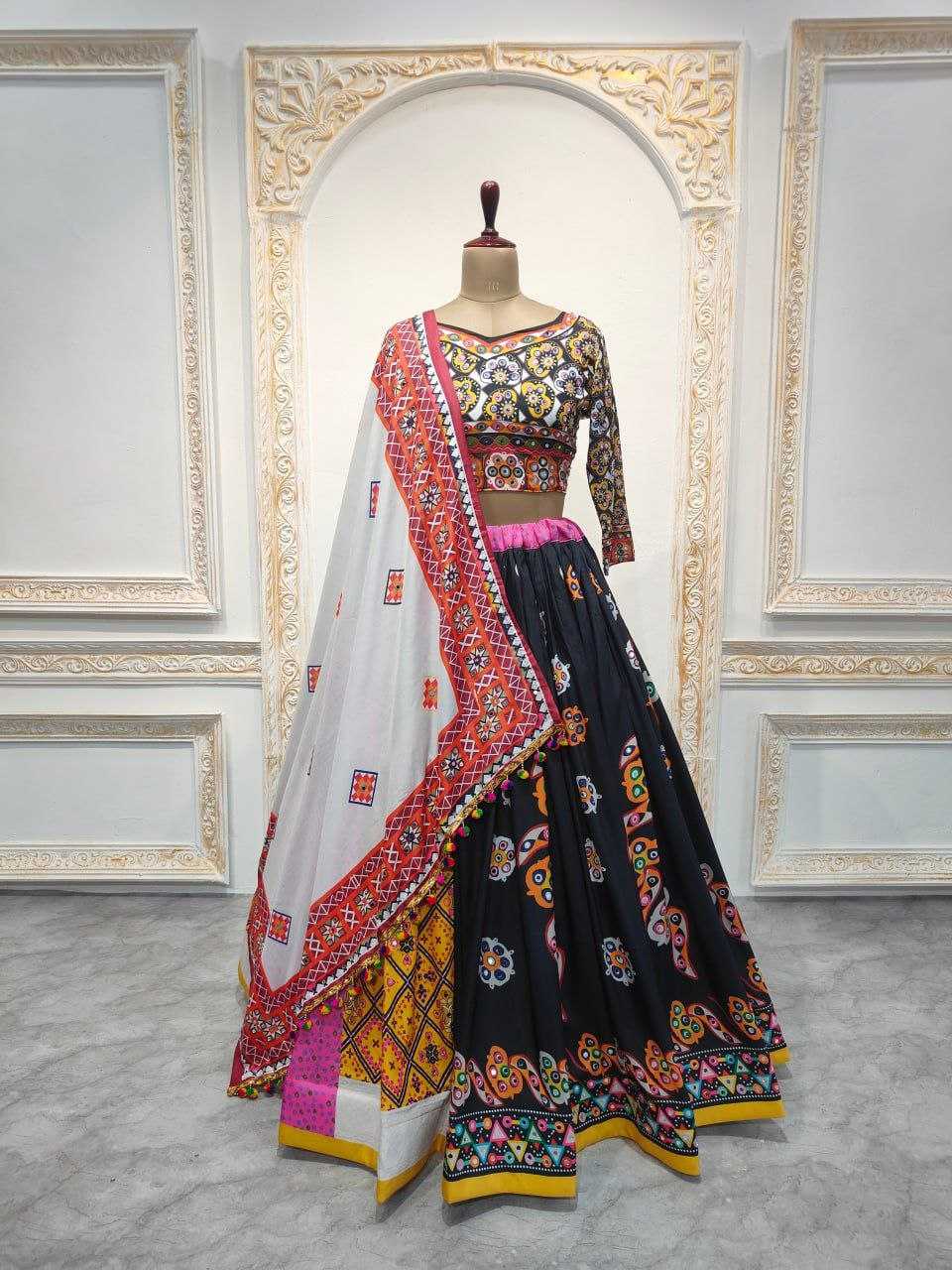 Ynf Muslin Cotton RIN207 1562 Festive Collections Wholesale Navratri Chaniya Choli Manufacturer
