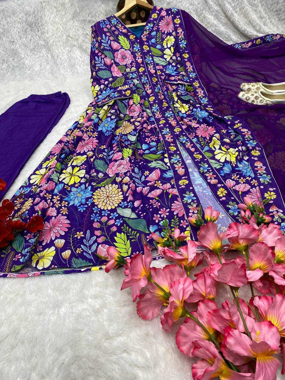 Ynf Muslin KESH526 G28 Suits & Dresses Wholesale Embroidery Suits Anarkali Suits Party wear suits Manufacturer