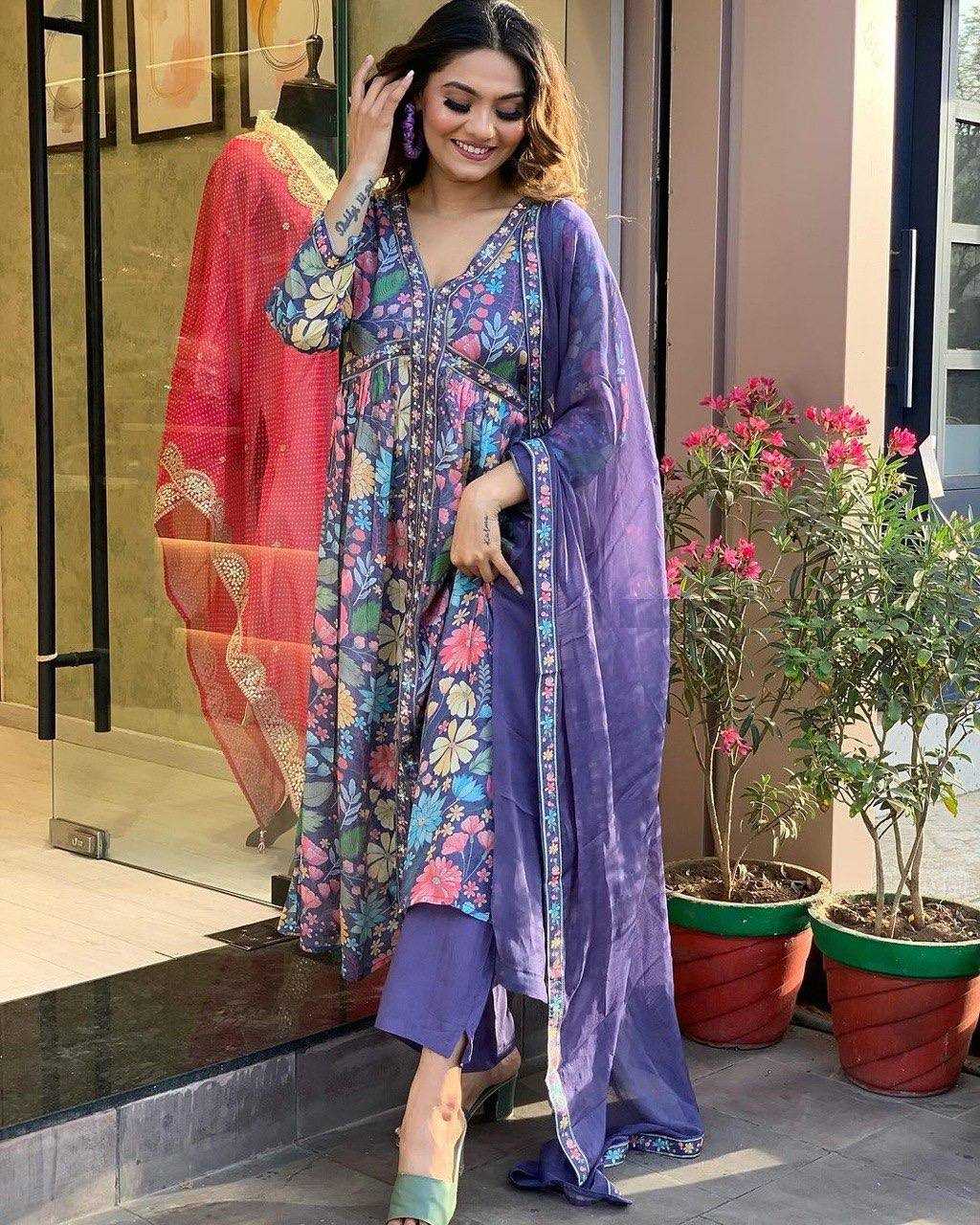 Ynf Muslin KESH526 G28 Suits & Dresses Wholesale Embroidery Suits Anarkali Suits Party wear suits Manufacturer
