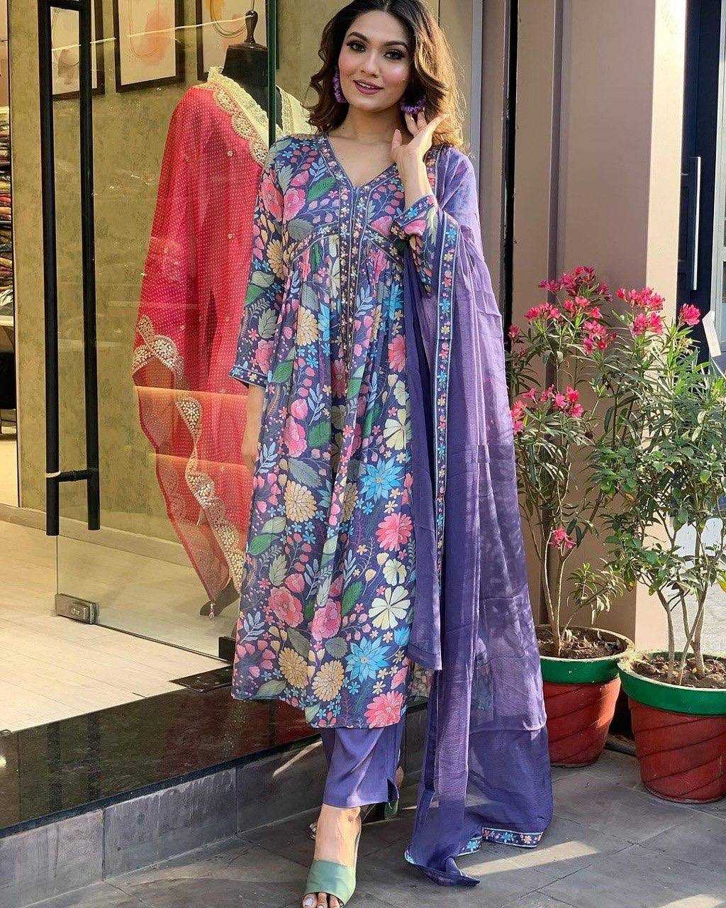 Ynf Muslin KESH526 G28 Suits & Dresses Wholesale Embroidery Suits Anarkali Suits Party wear suits Manufacturer