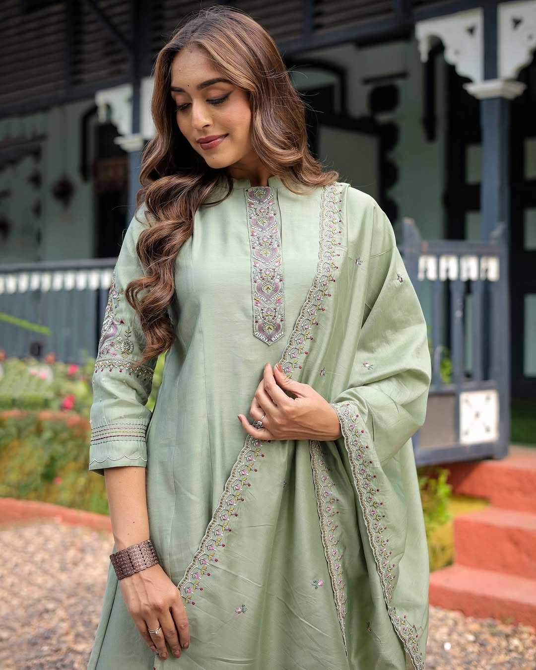 Ynf Muslin KESH545 1034 Suits & Dresses Wholesale Ladies Suits Embroidery Suits Anarkali Suits Party wear suits Manufacturer