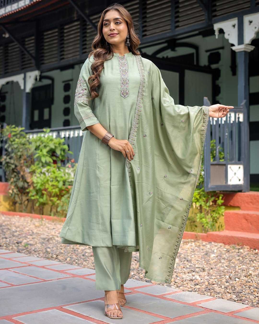 Ynf Muslin KESH545 1034 Suits & Dresses Wholesale Ladies Suits Embroidery Suits Anarkali Suits Party wear suits Manufacturer