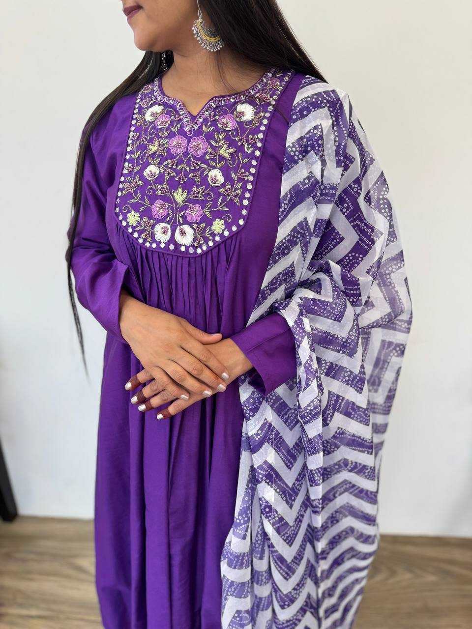 Ynf Muslin Silk KESH513 471 Gowns Wholesale Party Wear Gowns Designer Gowns Silk Gowns Manufacturer