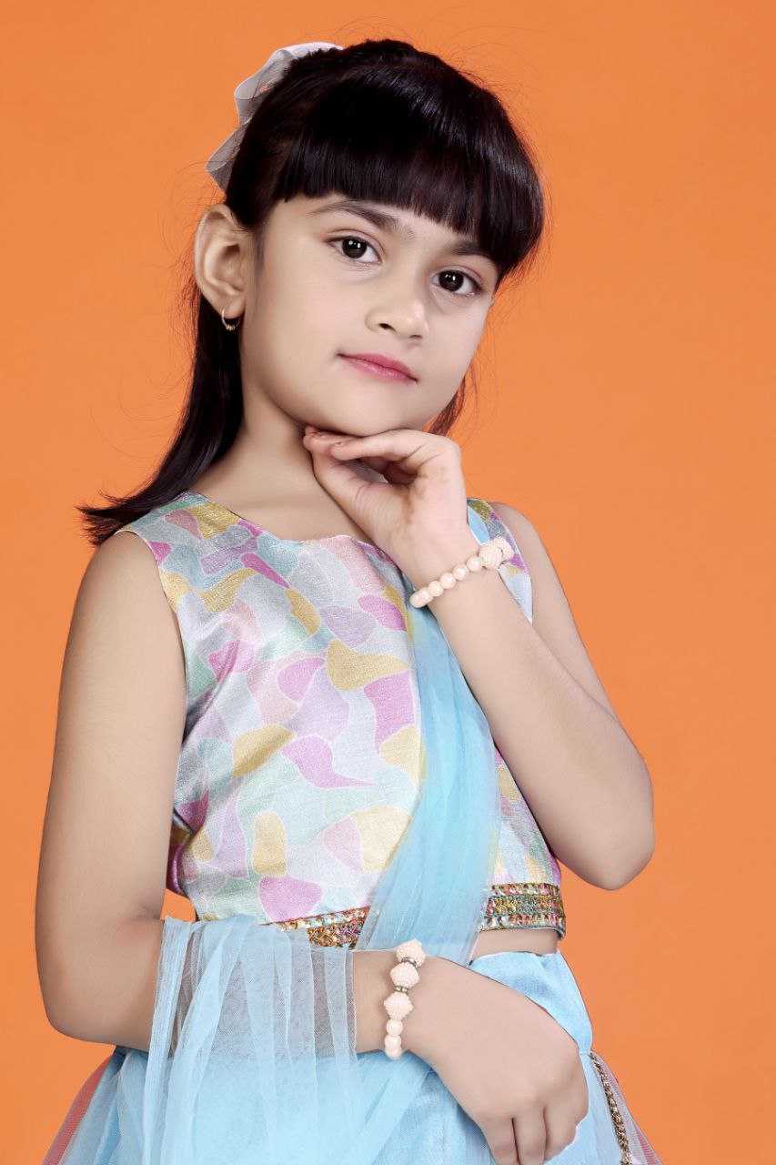 Ynf Net KESH461 109 Kids Wear Wholesale Kids Lehenga Choli Manufacturer