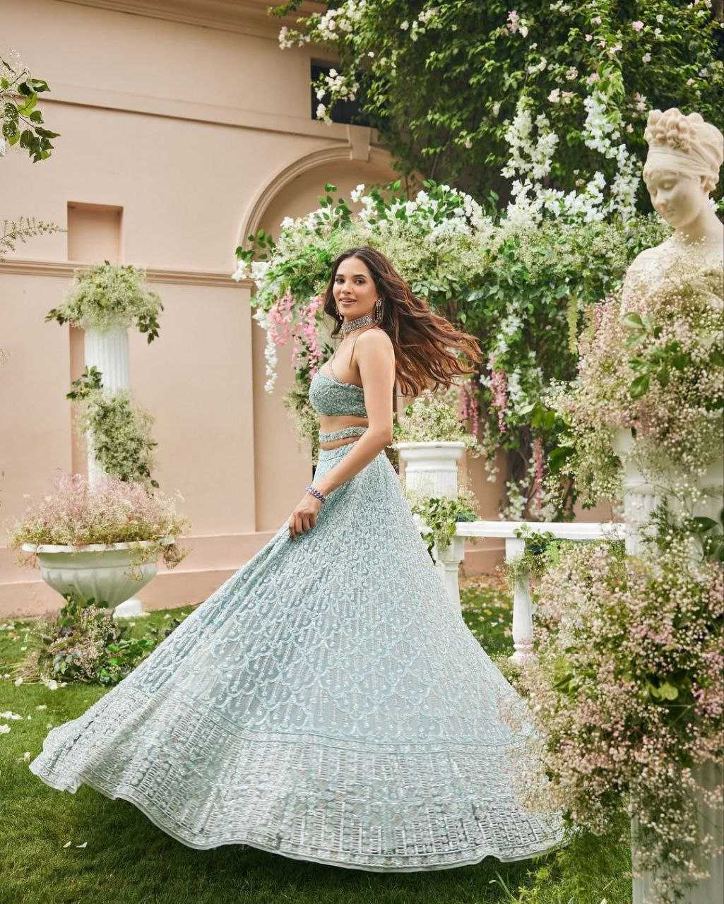 Ynf Net KESH508 1018 Lehengas Wholesale Designer Lehenga Net Fancy Lehenga Embroidered Lehenga Manufacturer