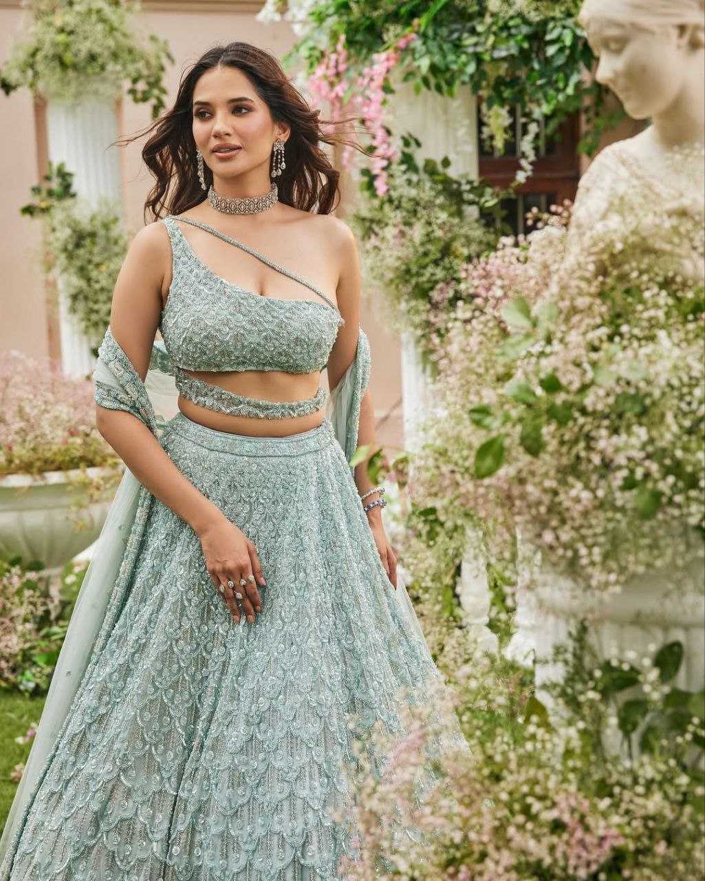 Ynf Net KESH508 1018 Lehengas Wholesale Designer Lehenga Net Fancy Lehenga Embroidered Lehenga Manufacturer