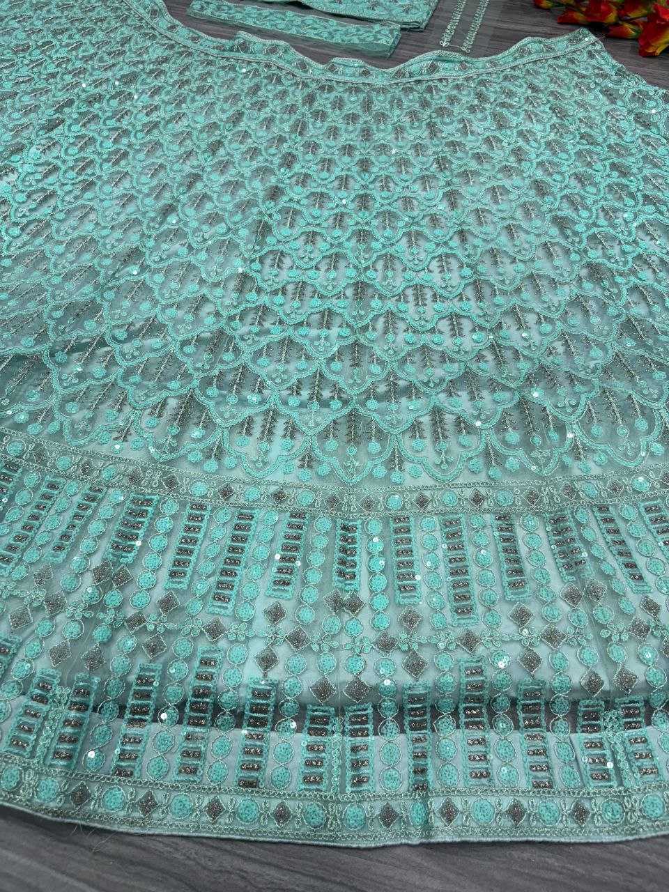 Ynf Net KESH508 1018 Lehengas Wholesale Designer Lehenga Net Fancy Lehenga Embroidered Lehenga Manufacturer