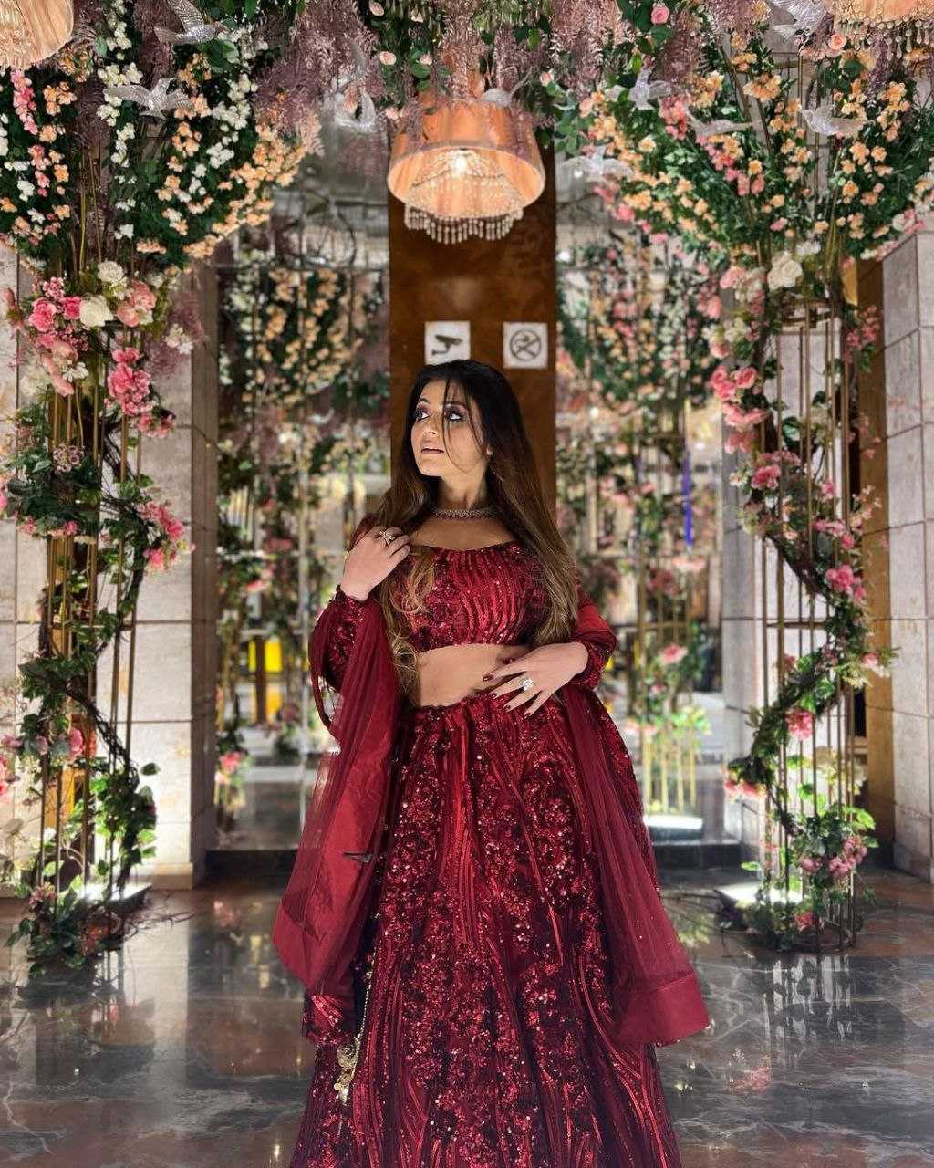Ynf Net KESH508 1055 Lehengas Wholesale Designer Lehenga Fancy Lehenga Net Fancy Lehenga Manufacturer