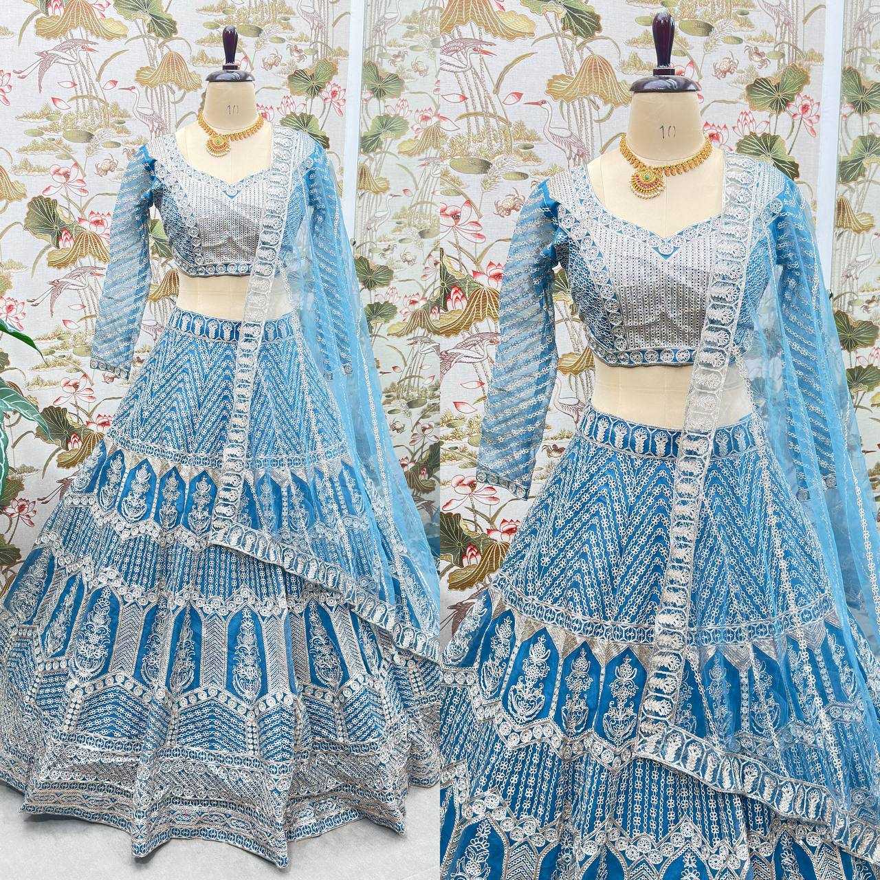 Ynf Net KESH533 5102 Lehengas Wholesale Fancy Lehenga Wedding Lehenga Embroidered Lehenga Sequins Lehenga Lehenga With Cancan Manufacturer