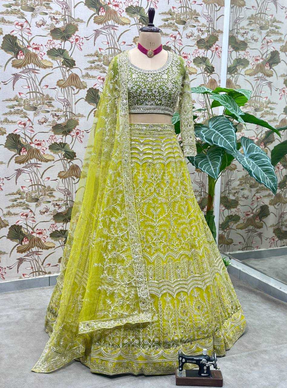 Ynf Net KESH533 5103 Lehengas Wholesale Fancy Lehenga Embroidered Lehenga Lehenga For Engagement Sequins Lehenga Lehenga With Cancan Manufacturer