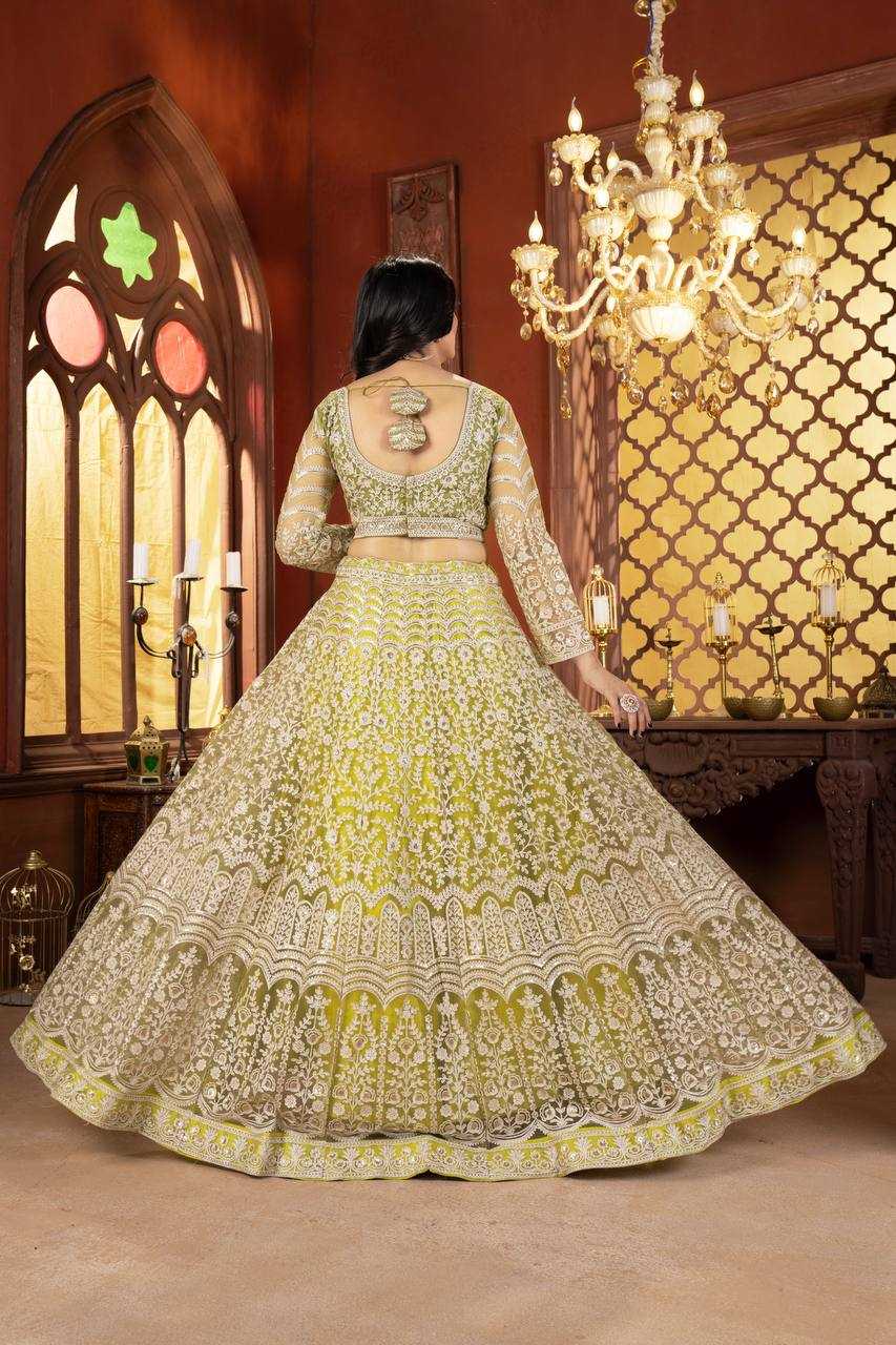 Ynf Net KESH533 5103 Lehengas Wholesale Fancy Lehenga Embroidered Lehenga Lehenga For Engagement Sequins Lehenga Lehenga With Cancan Manufacturer