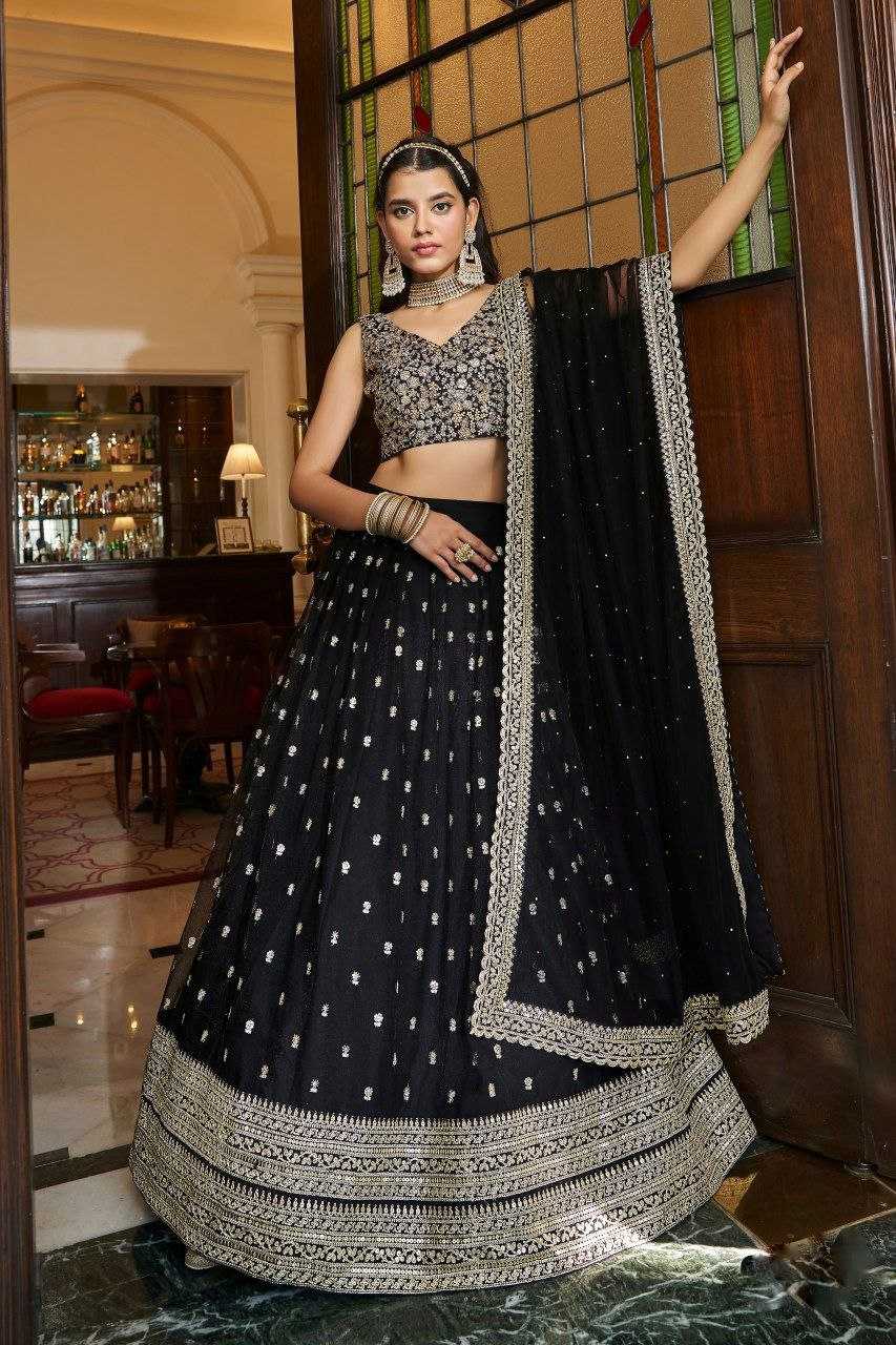 Ynf Net RIN132 189 Lehengas Wholesale Fancy Lehenga Embroidered Lehenga Sequins Lehenga Manufacturer