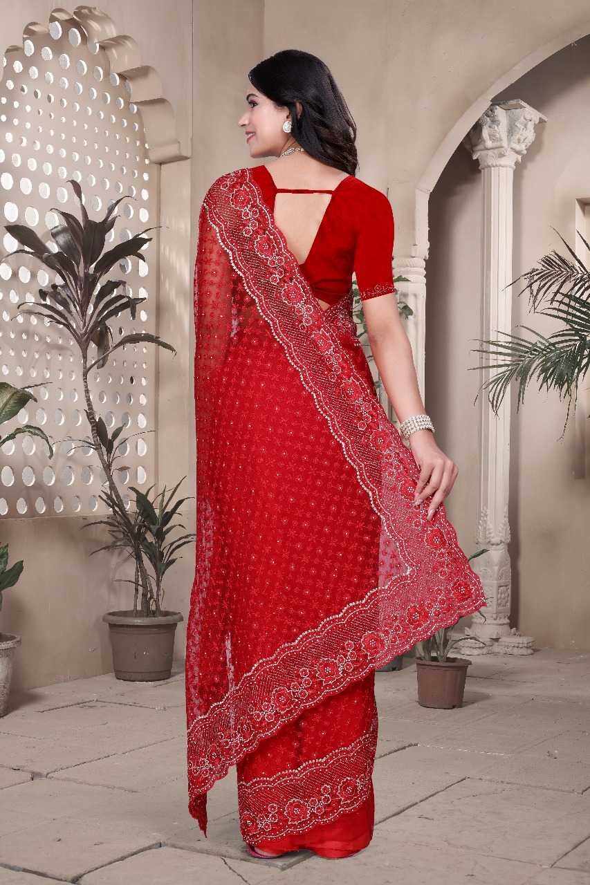 Ynf Net RIN197 3126 Sarees Wholesale Designer Sarees Party Wear Sarees Net Sarees Manufacturer