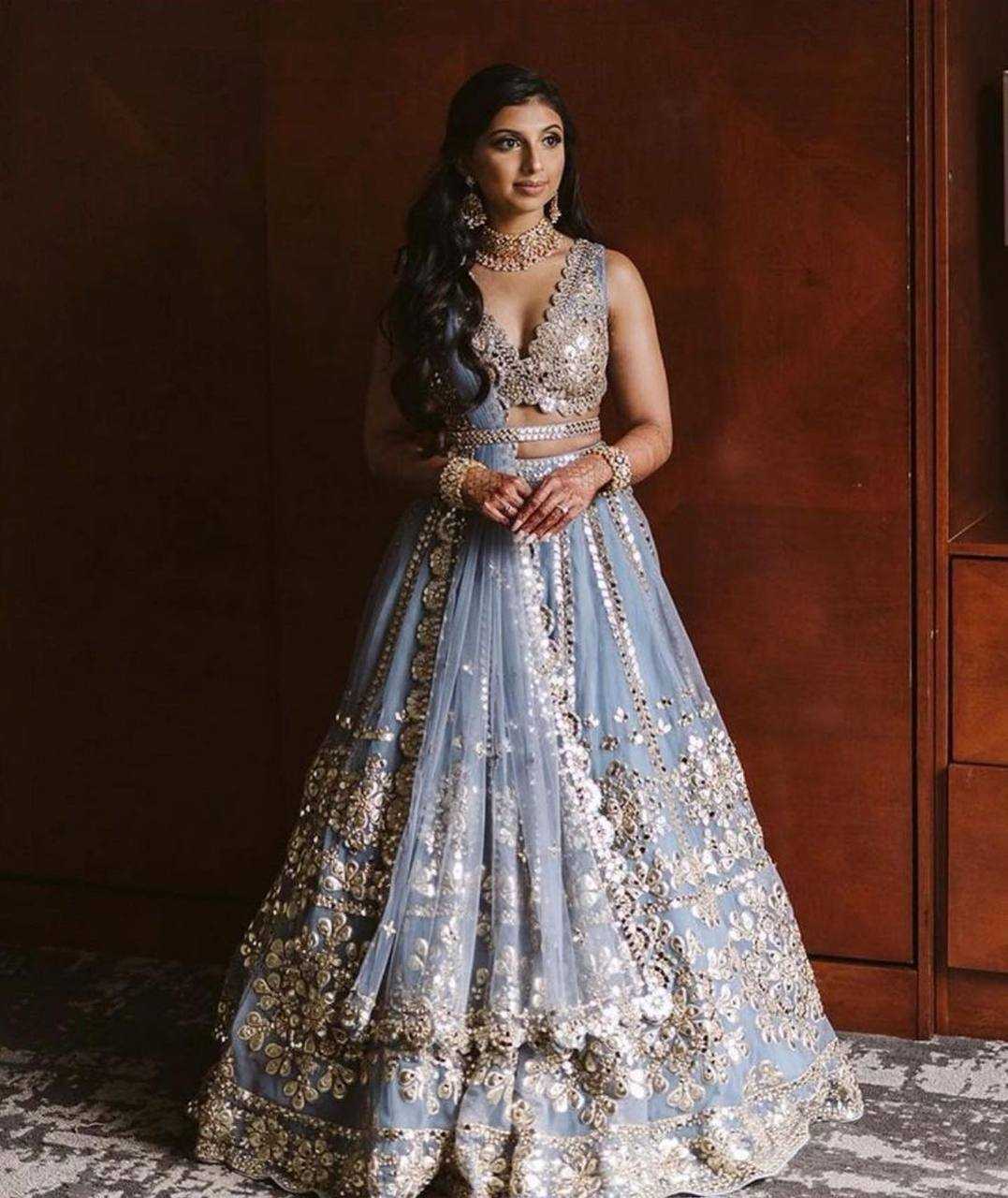 Ynf Net RIN213 H37 Lehengas Wedding Collections Wholesale Net Fancy Lehenga Pre-Wedding Photoshoot Outfits Manufacturer