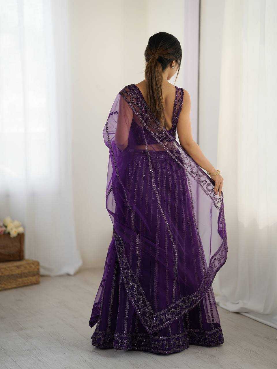 Ynf Net RIN213 H87 Lehengas Wholesale Traditional Lehenga Net Fancy Lehenga Manufacturer