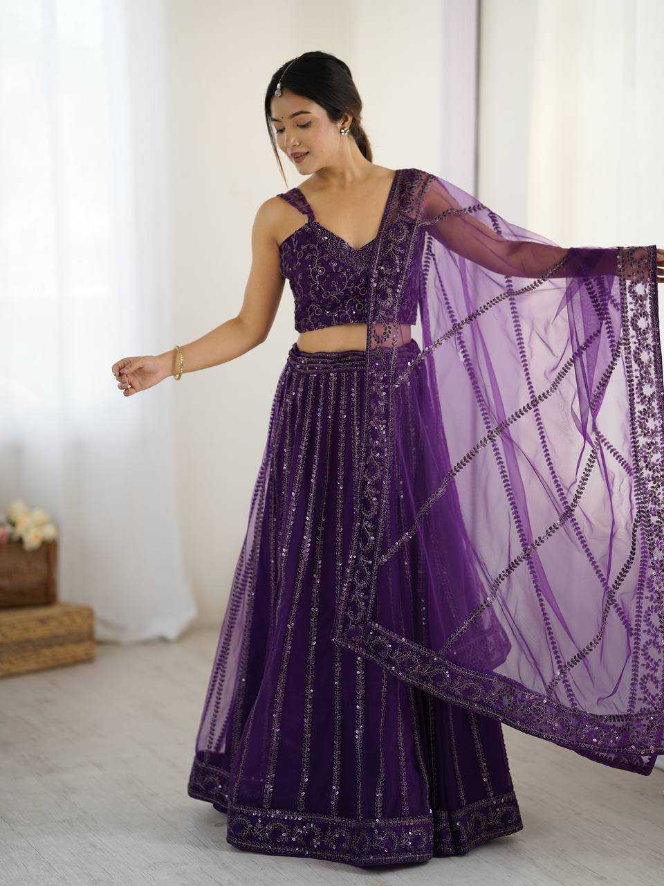 Ynf Net RIN213 H87 Lehengas Wholesale Traditional Lehenga Net Fancy Lehenga Manufacturer